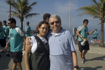 Na entrega do Prêmio SBD de Imprensa em 2008, no Rio de Janeiro. Foto: SBEM